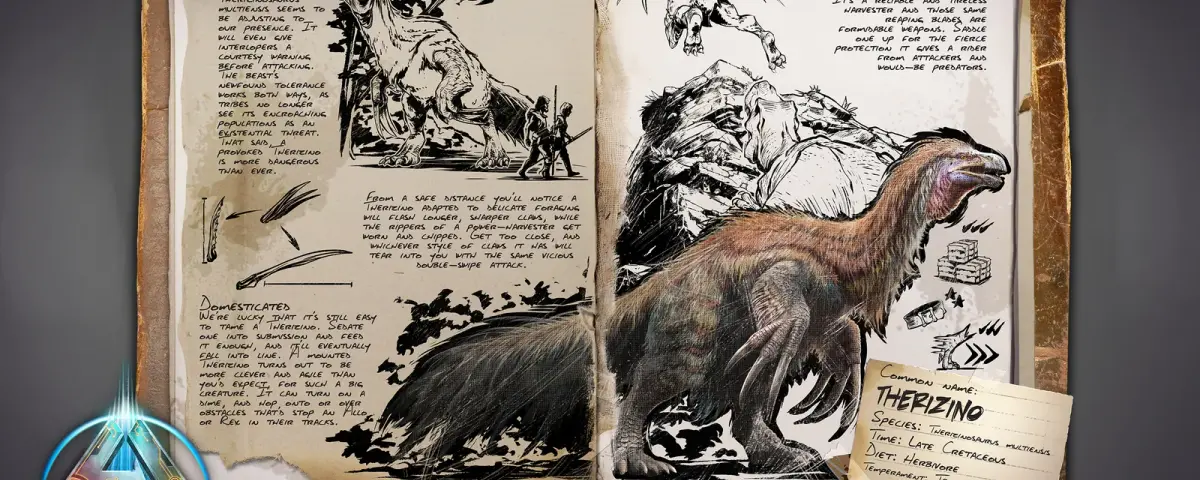 ARK Ascended Therizinosaurus TLC + Community Crunch 517 (31. juli 2026)