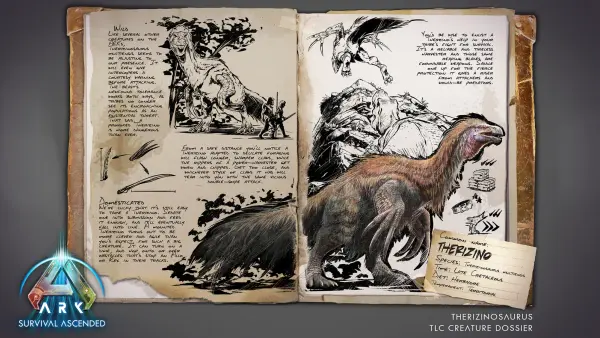 ARK Ascended Therizinosaurus TLC + Community Crunch 517 (31. juli 2026)