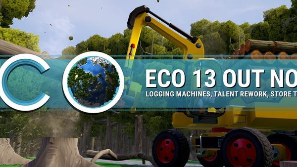 Eco Update 13: Logging-maskiner og progression-rework (8. april 2026)