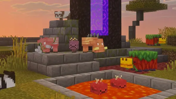 Minecraft Snapshot Februar 2026: Baby Hoglin, Zoglin, Strider, Panda og Snifflet er her!