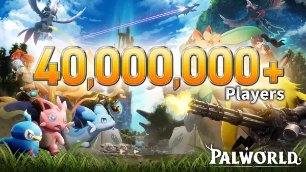 Palworld runder 40 millioner spillere før 1.0-release den 10. juli 2026
