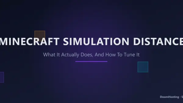 Minecraft Simulation Distance: Hvad den gør, og hvordan du justerer den